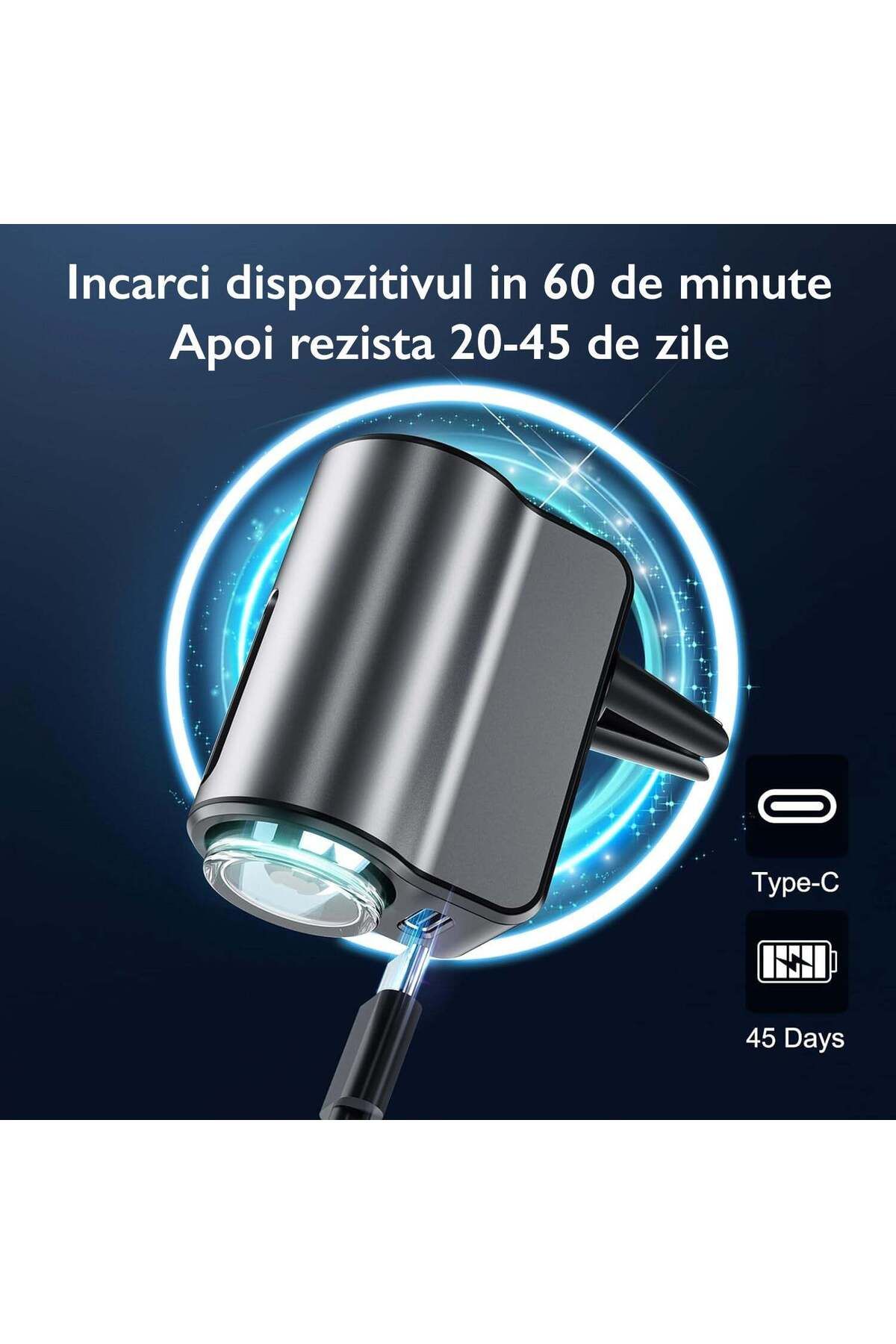 Techone-Odorizant auto Smart Techone® FreshFlow, negru 3