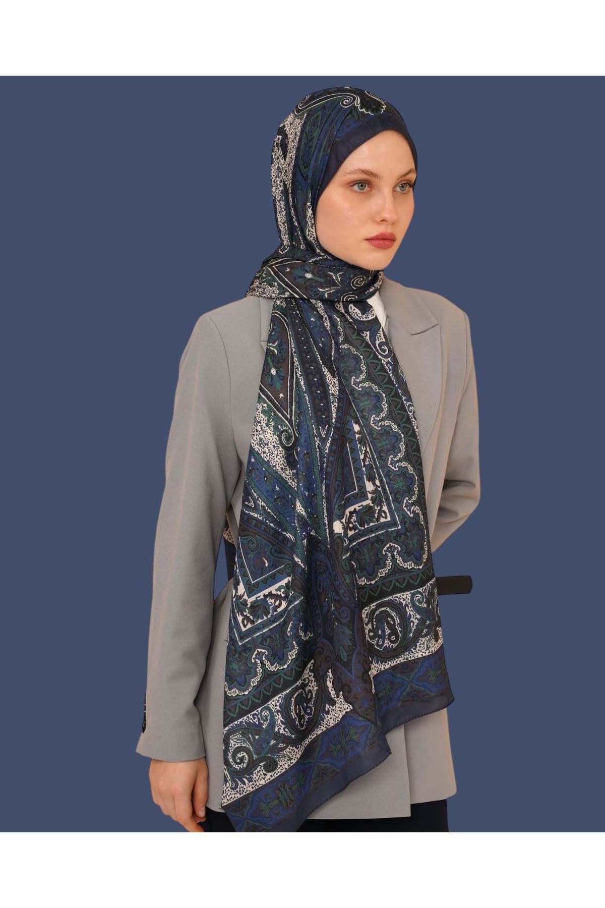 LEİLA SCARF Soft Cotton Şal