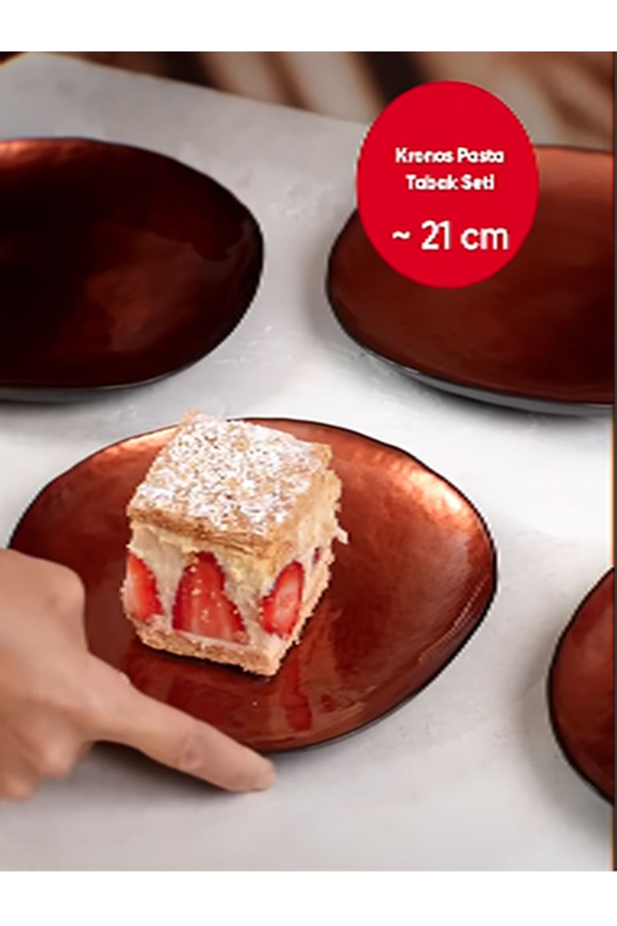 Colorina Kronos 4lü 21cm Pasta Tabak Seti