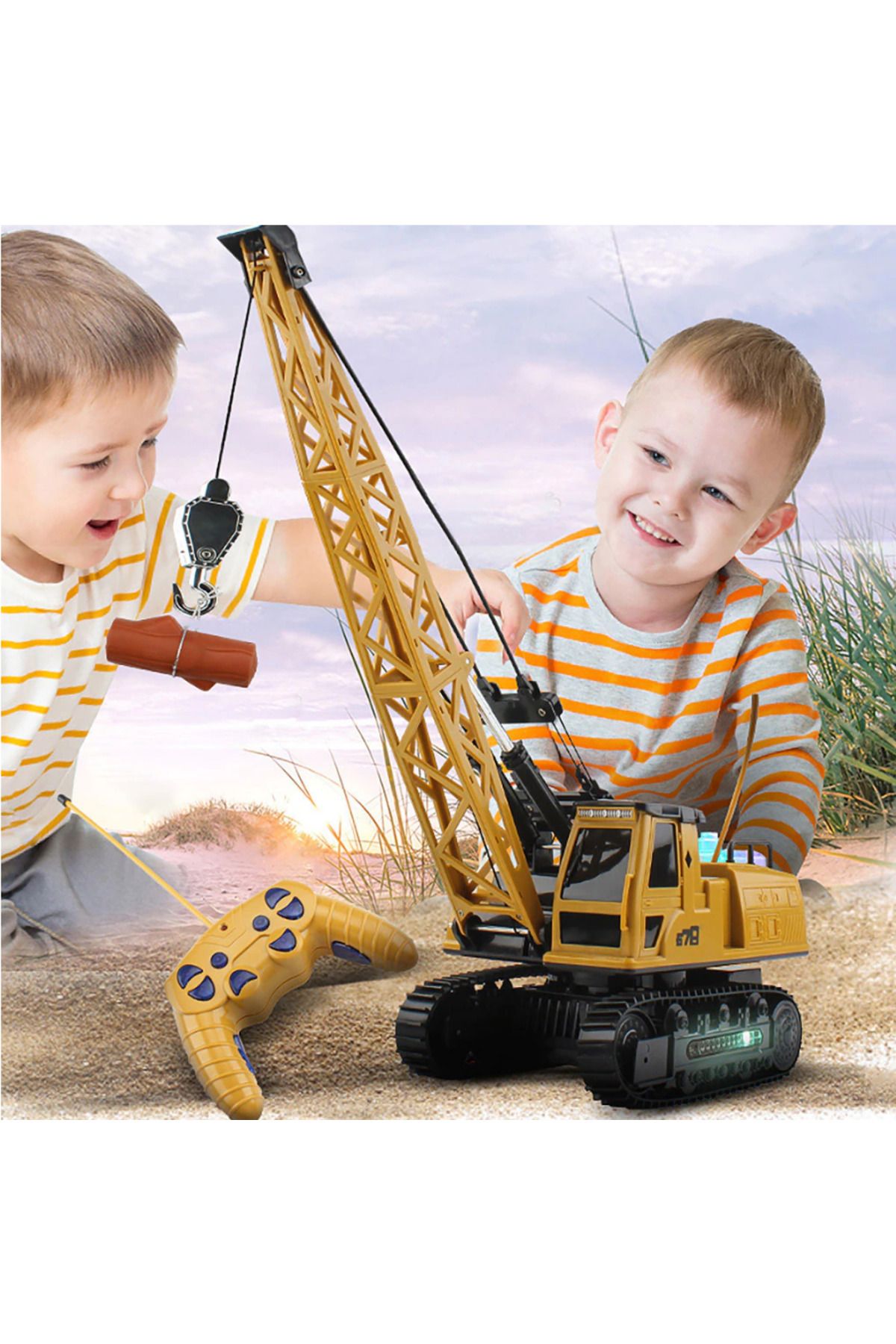 ideal STORE-Interactive Crane with Remote Control CRANE LUXURY idealSTORE, Dimensions 21x14x49 cm Stable Construction 3