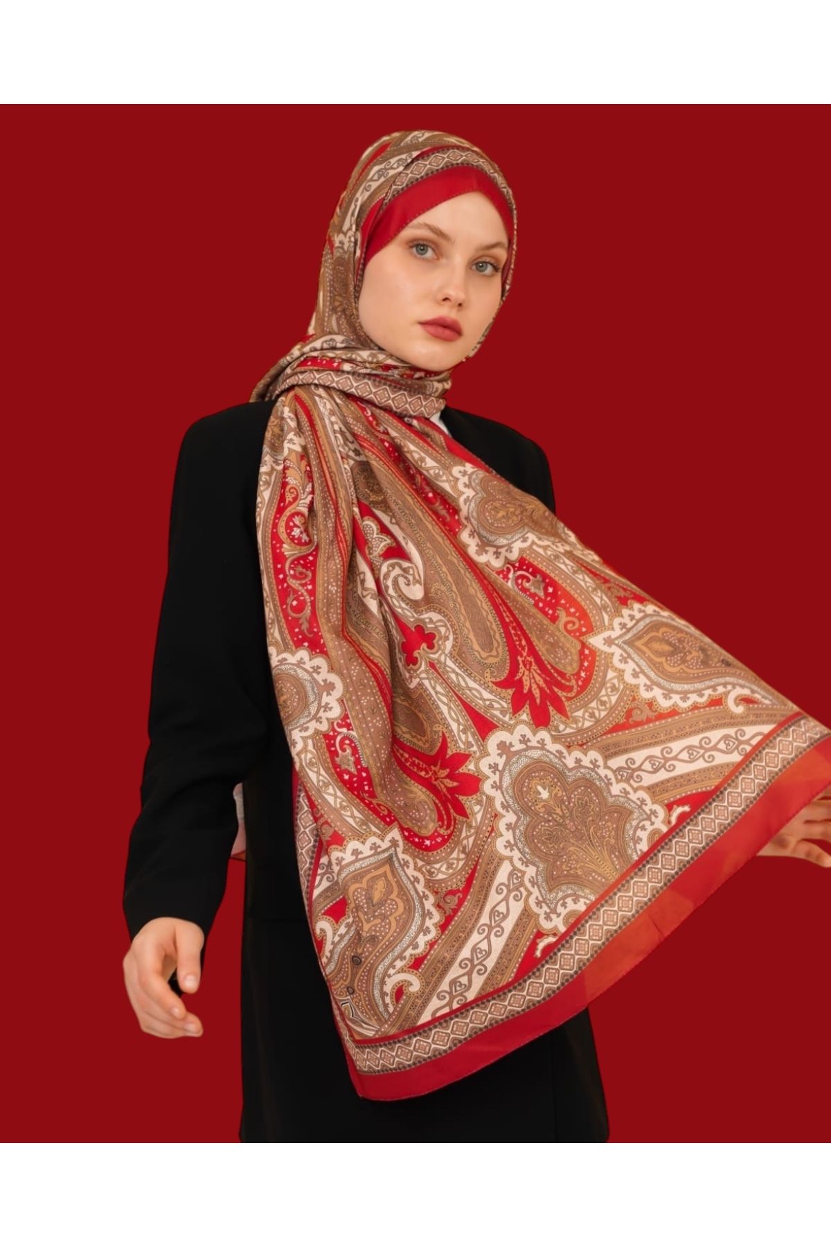 LEİLA SCARF Soft Cotton Şal
