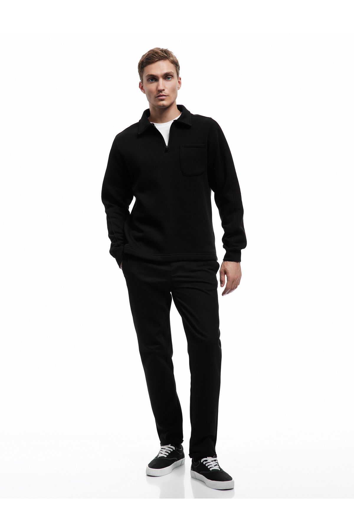Koton Straight Fit Cep Detaylı Beli Bağcıklı Eşofman Pantolon