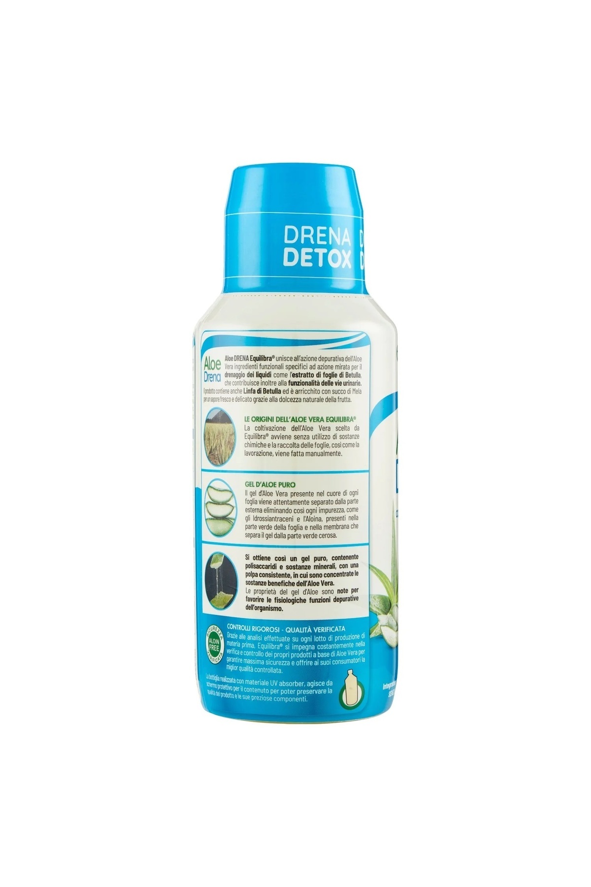 Equilibra Aloe Vera Drain Gel, Draining Food Supplement, Cleanser, Balance,  500 ml- Trendyol