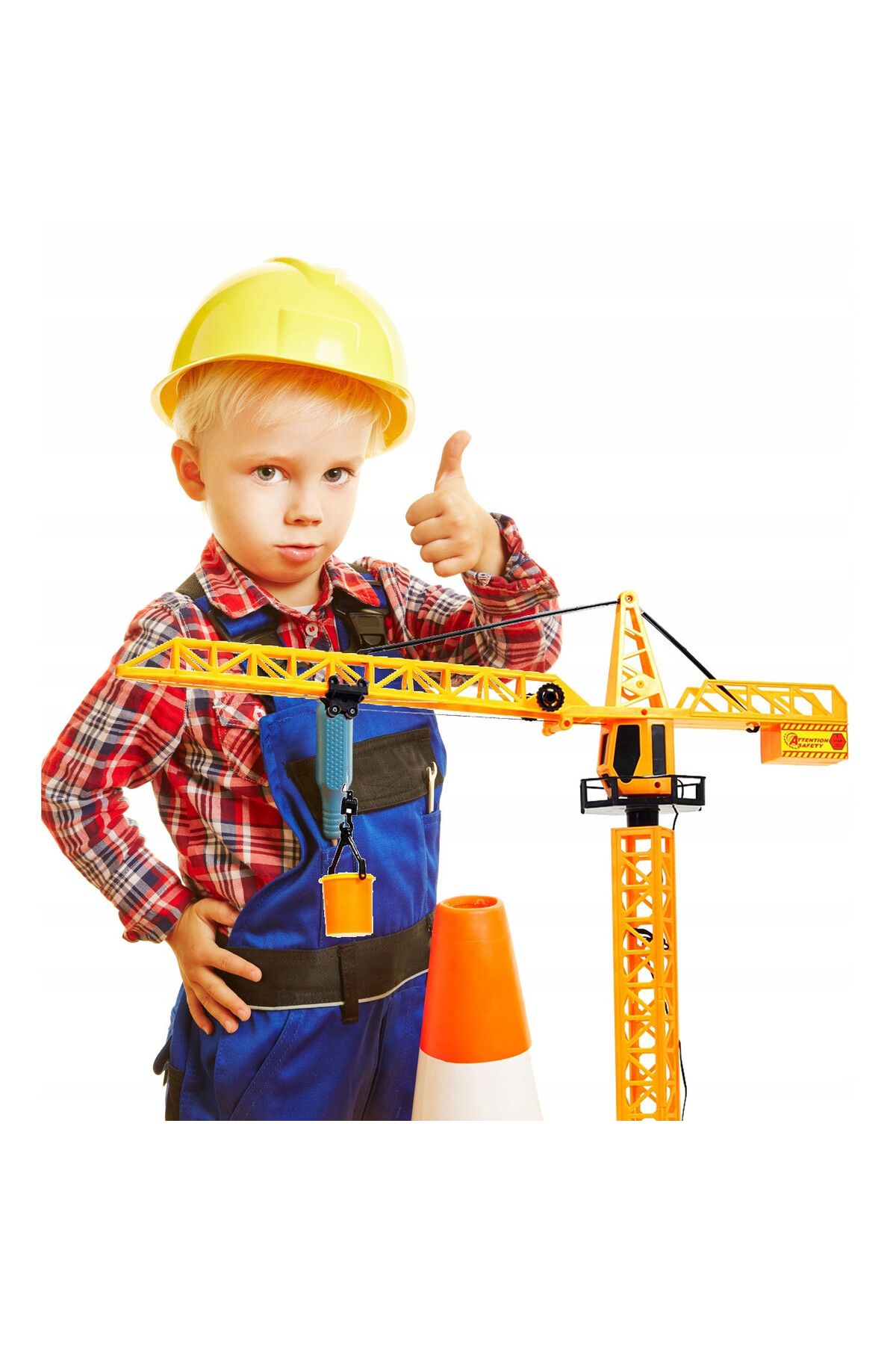 ideal STORE-idealStore Building Machine Remote Control Crane, 360 Rotation, Lifting and Lowering Function, Mac 4