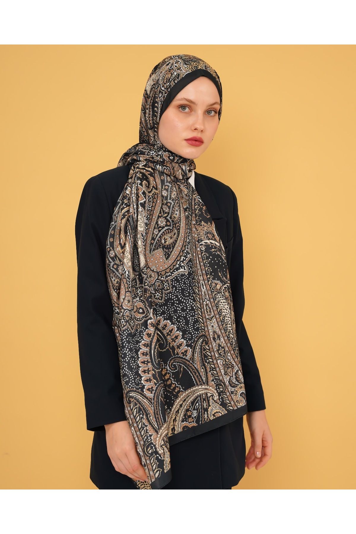 LEİLA SCARF Soft Cotton Şal
