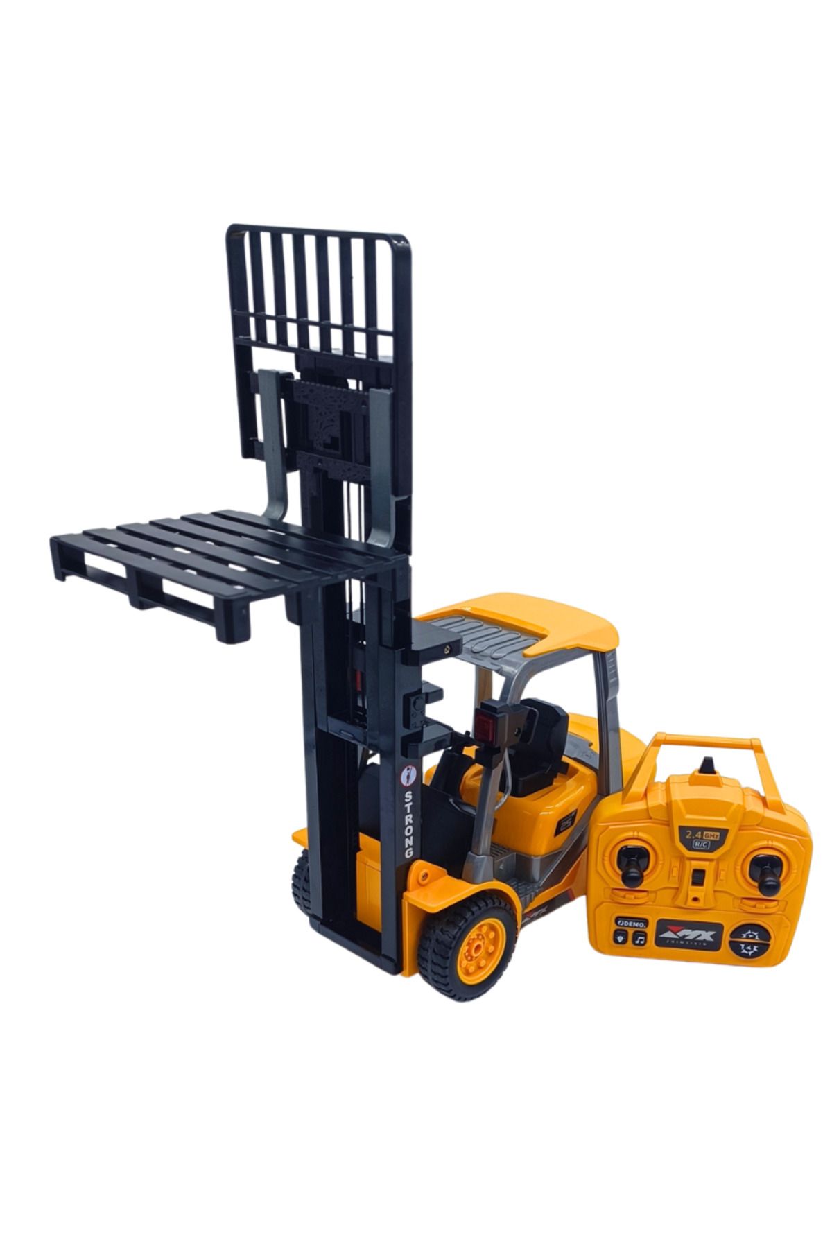 ACAR OYUNCAK 1:18 Ölçek Uzaktan Kumandalı 9 Kanallı Alaşım Oyuncak Forklift