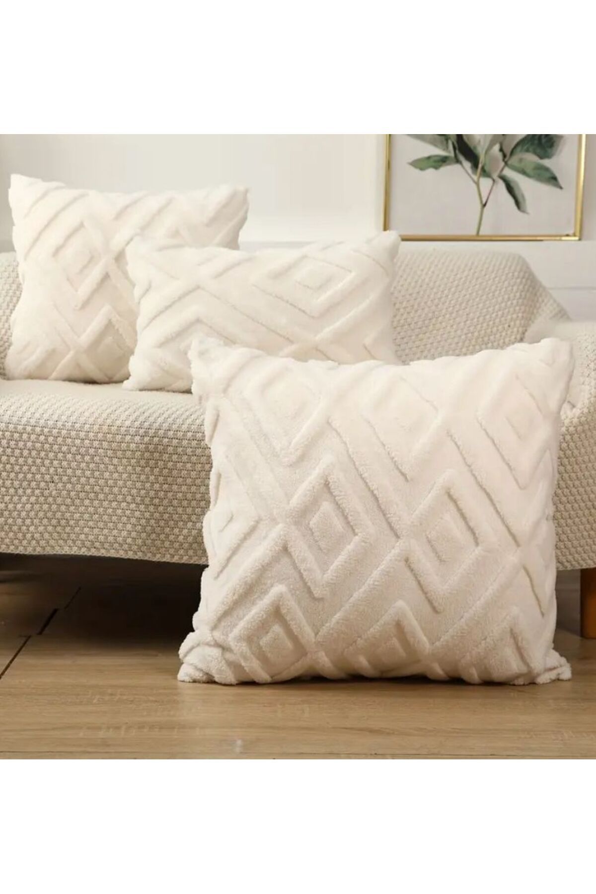 DECORA CASA HOME COLLECTİON Punch (PANÇ) Çift Taraflı Bohme Tarzı Yumuşak Dokulu Kumaş Kırlent Kılıfı (1 ADET)