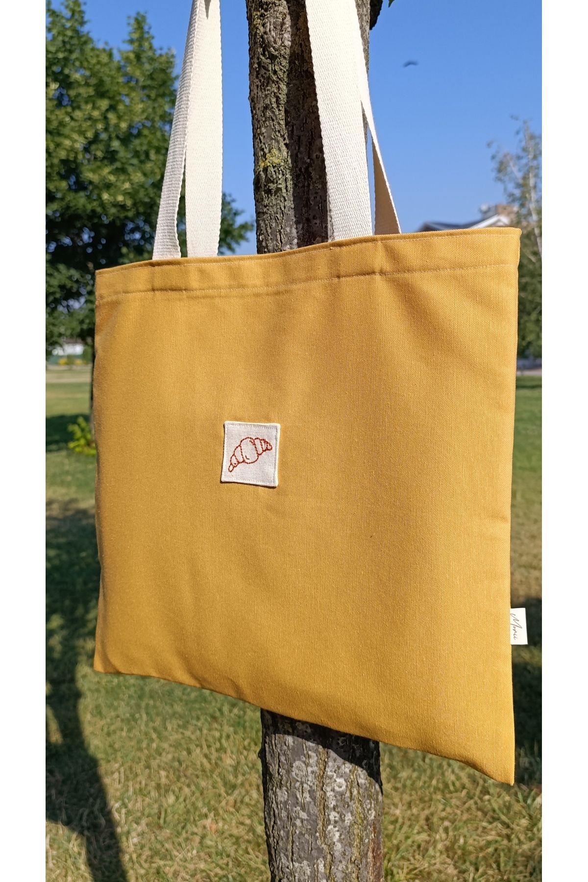 Mori Accessories Croissant Tote Çanta, Omuz Çantası, Tote Bag