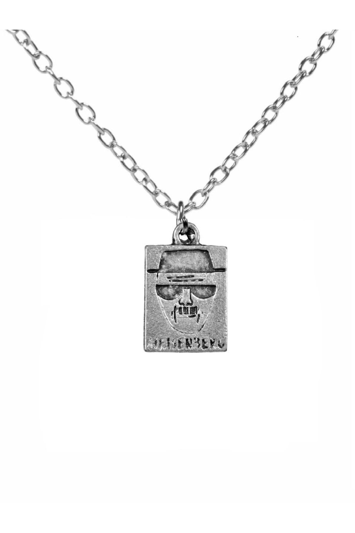 Herşey Nota Breaking Bad Heisenberg Figürlü Unisex Kolye – Efsanenin Gizemli Kimyageri