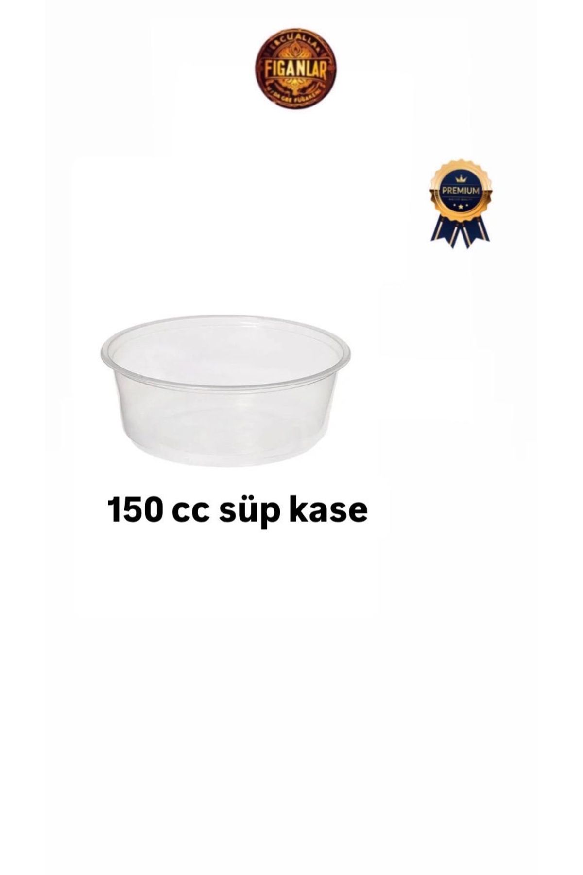 figanlar ambalaj 150cc Sup Kase Derin Plastik Kullan At Tatlı/Aşure Kasesi 100 Adet