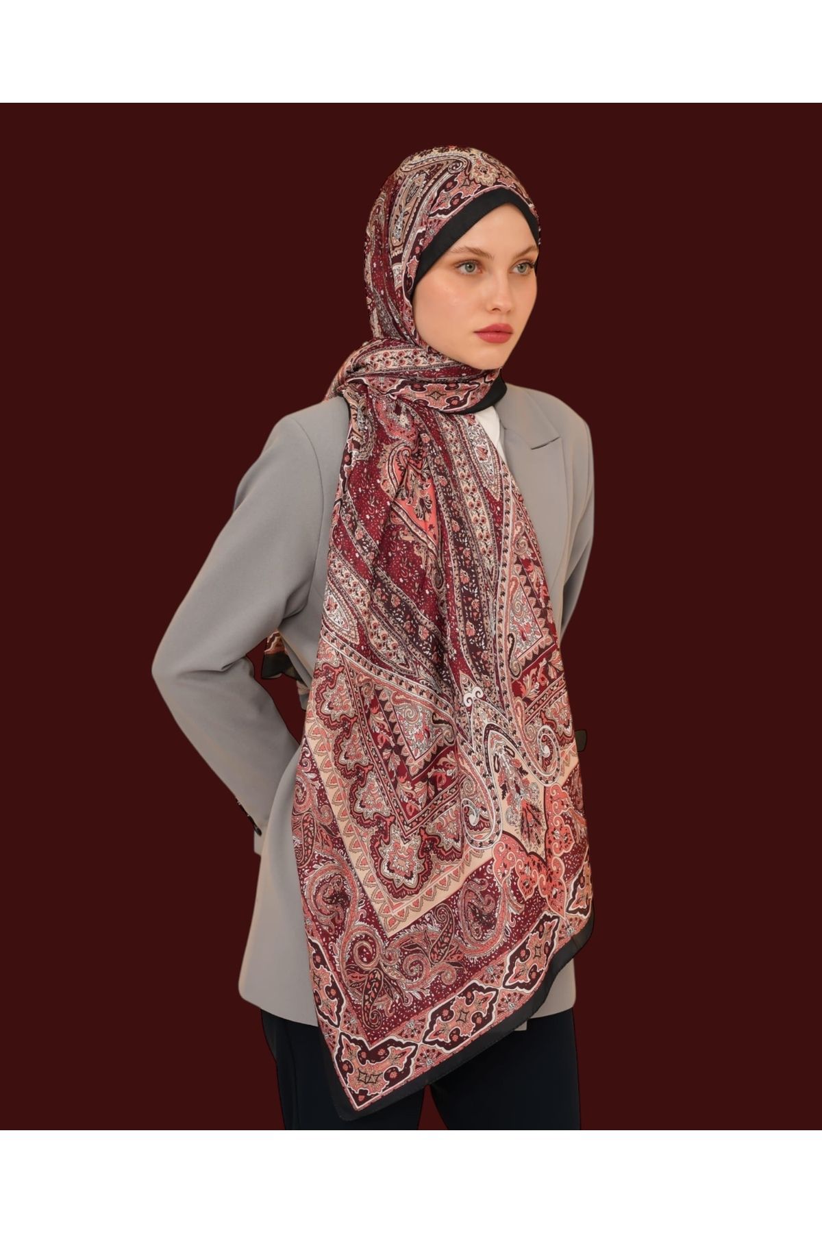 LEİLA SCARF Soft Cotton Şal
