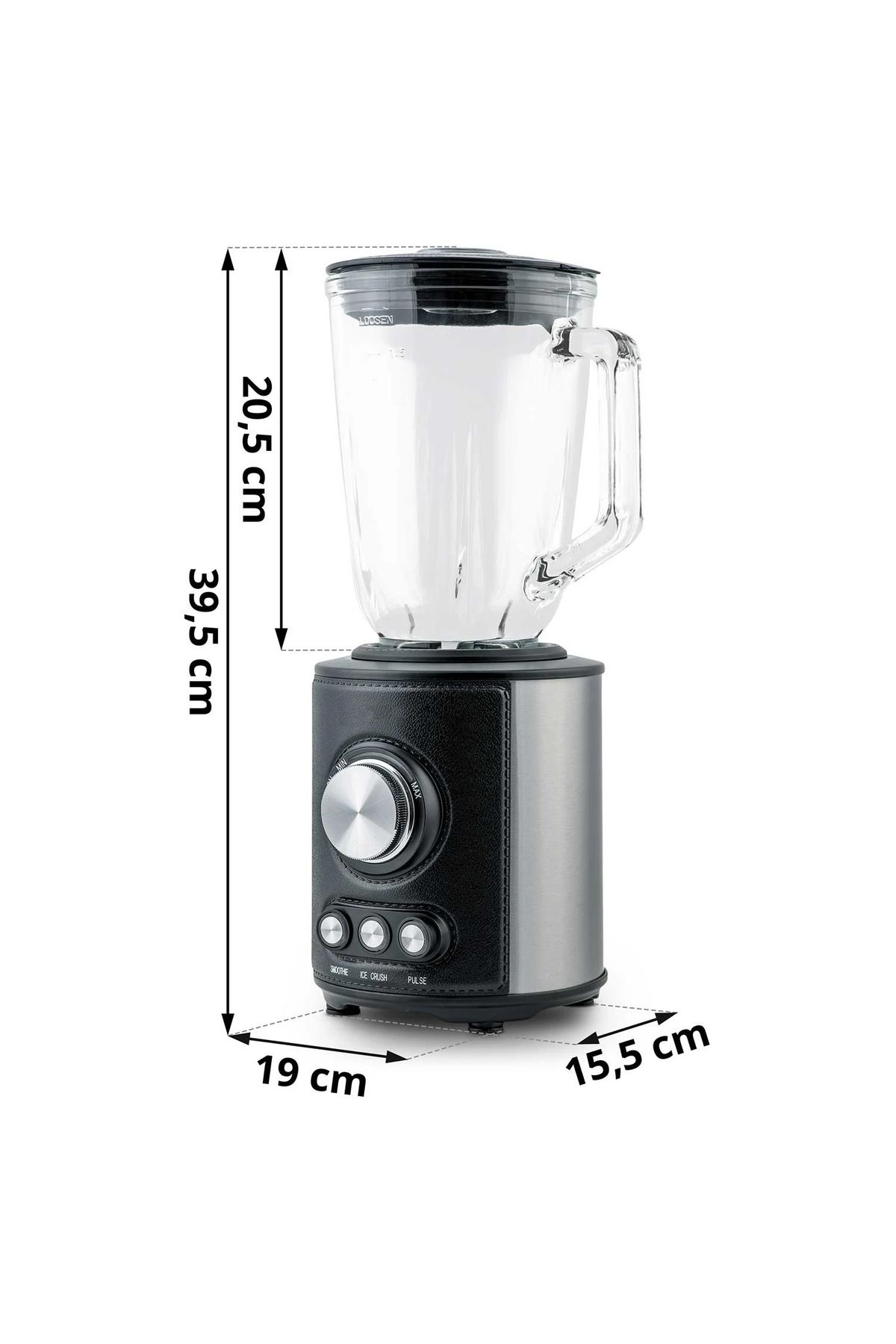 ideal STORE-idealSTORE Blender with Cup, 1.5L Capacity, 3 Usage Functions, Ice Crushing, Smoothie and P 5