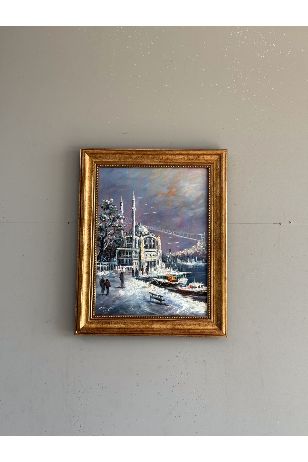 Asmin Sanat Evi İSTANBUL MANZARALI YAĞLI BOYA TABLO