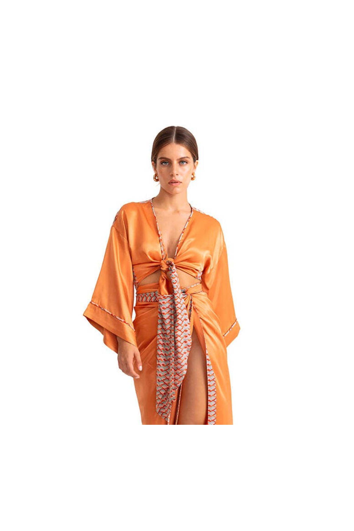 Movom RORY TIE FRONT BLOUSE