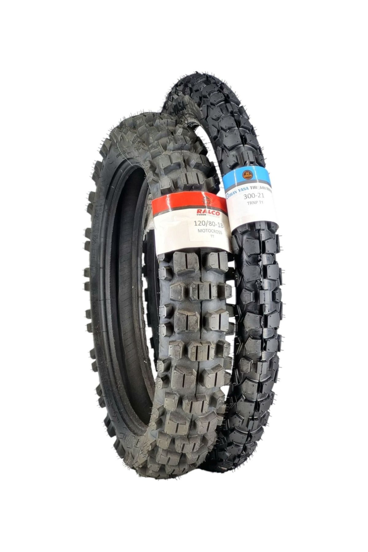 IRAN YASA TIRE&RUBBER HERO X PULSE, HONDA CRF, MONDIAL, ARORA, 120/80-18 TT Ve 300-21 TT Tubetype Lastik Seti