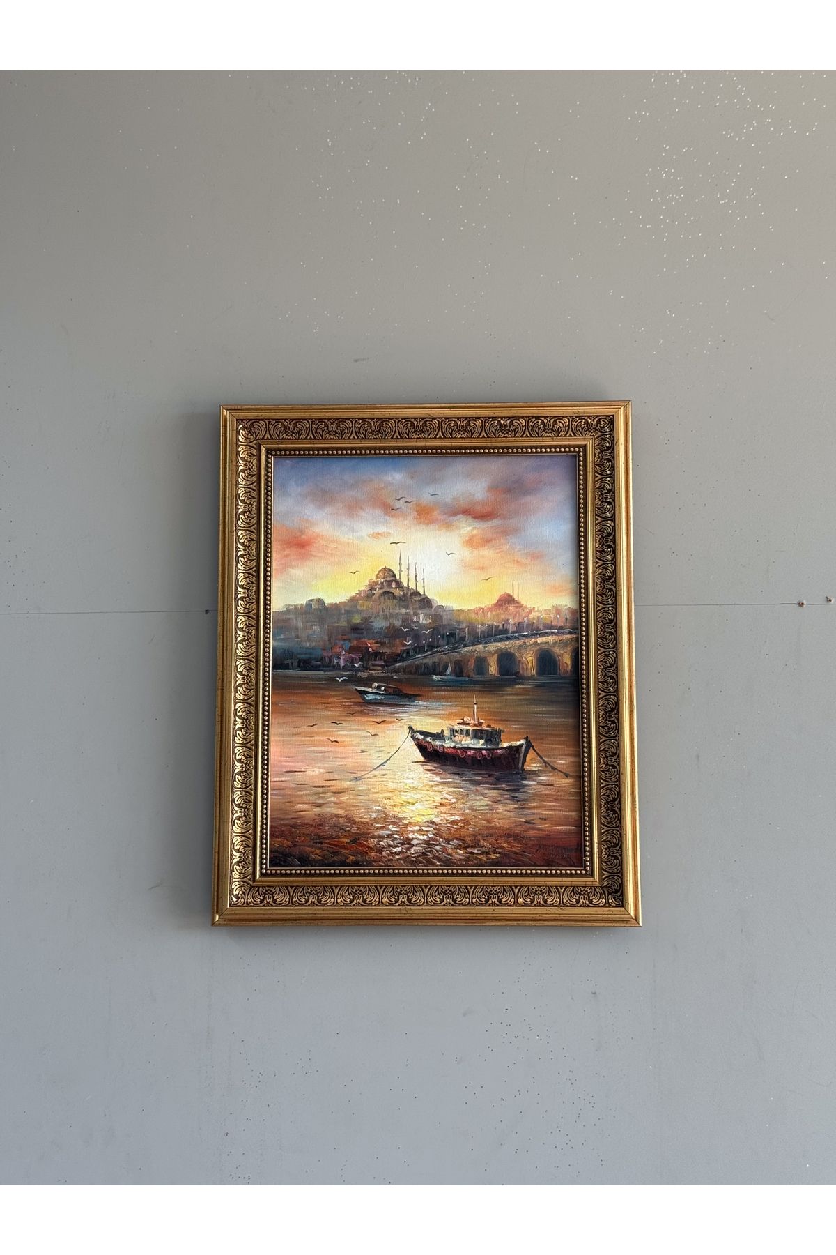 Asmin Sanat Evi İSTANBUL MANZARALI YAĞLI BOYA TABLO