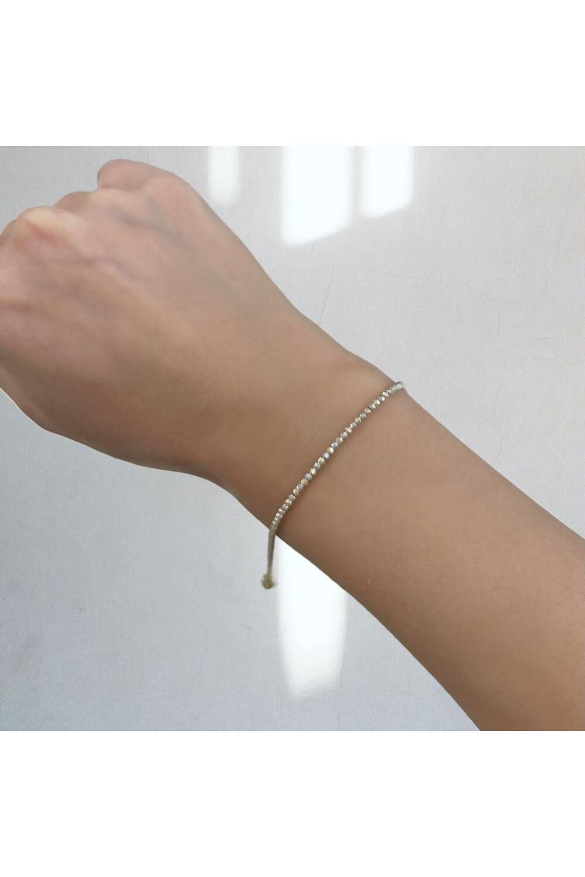 byBurak GOLD İki Renk Dorikalı Bileklik – BLK0971