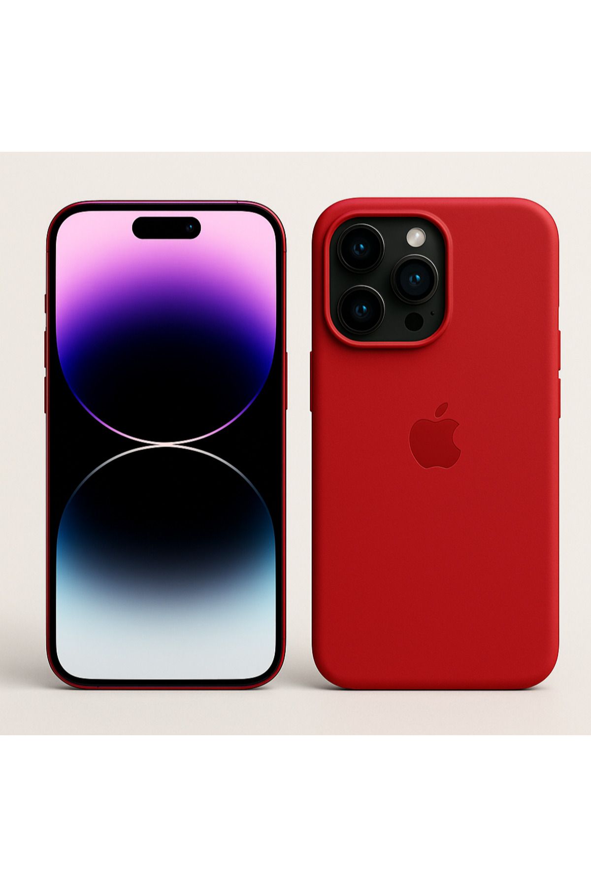 Teknovega İphone 14 Pro Max Lansman İçi Kadife Kılıf