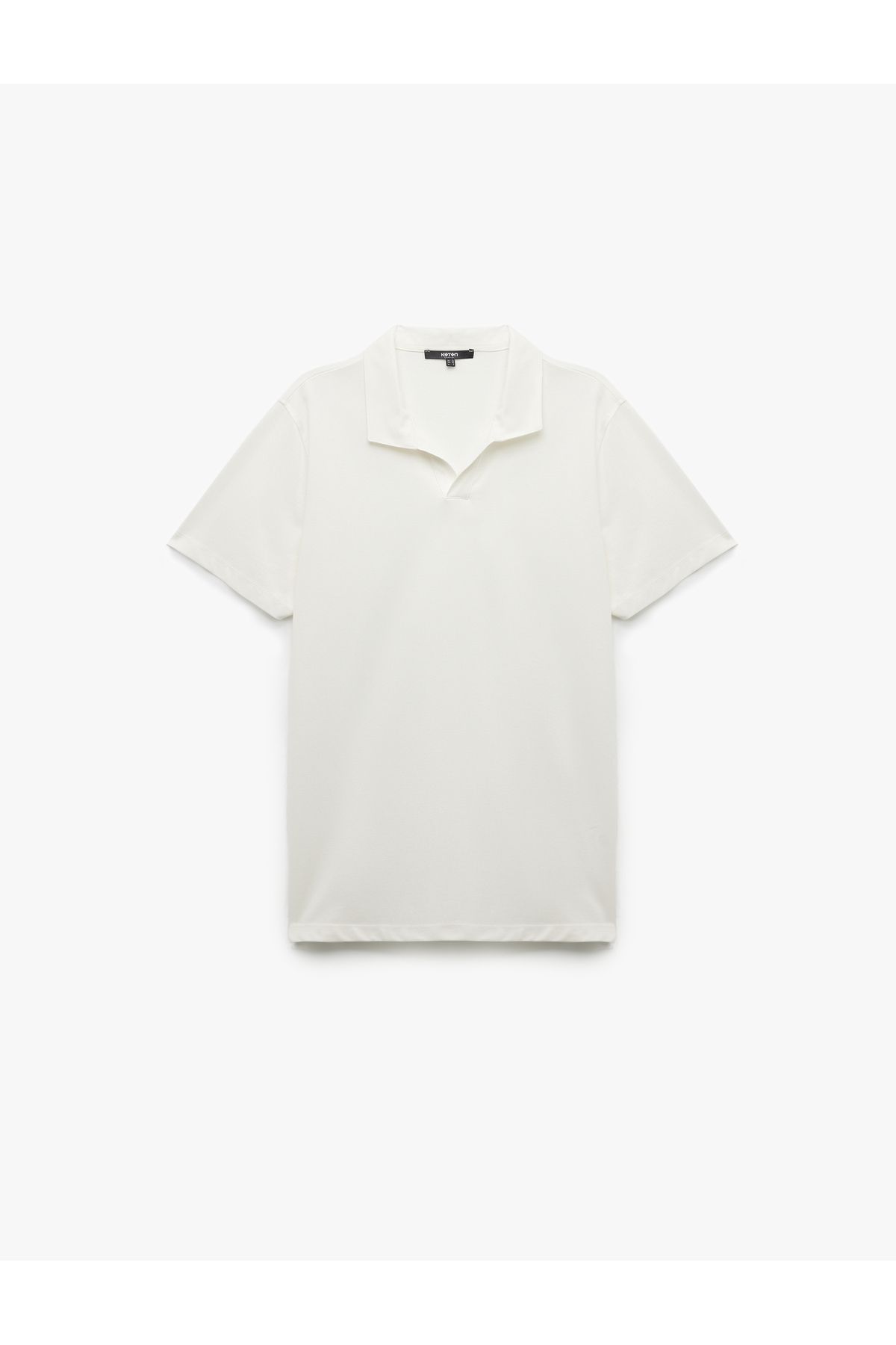 Koton Regular Fit Kısa Kollu Pike Kumaş Pamuklu Polo Yaka Tişört