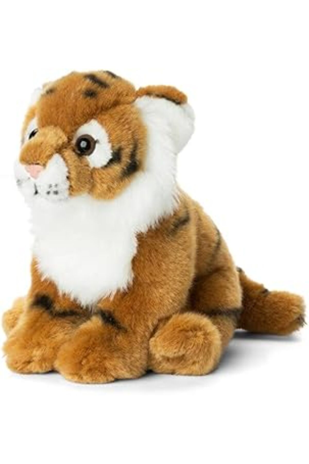 Mu Art Ahşap Mimex Wwf15700 – Wwf Tiger Oturur Pozisyonda Pelüş Hayvan, 15 Cm
