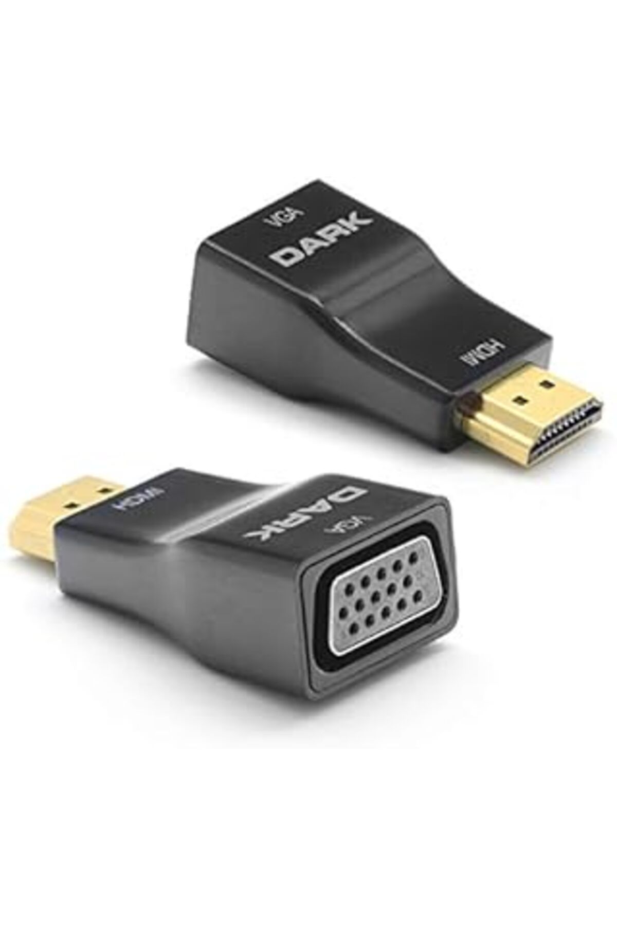 TBSProjects Dark Hdmi - Vga Dijital - Analog Dönüştürücü (Ses Desteği Yok) (Dk-Hd-Ahdmixvga5)