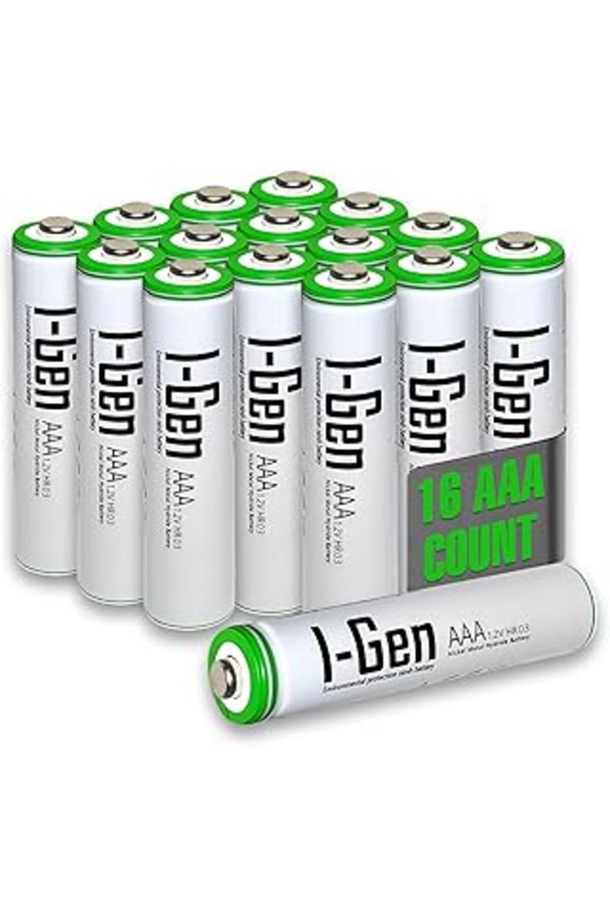 TBSProjects I-Gen B136 16 Adet Aaa 900 Mah Şarj Edilebilir İnce Kalem Pil 1.2V Ni-Mh Şarjlı Pil