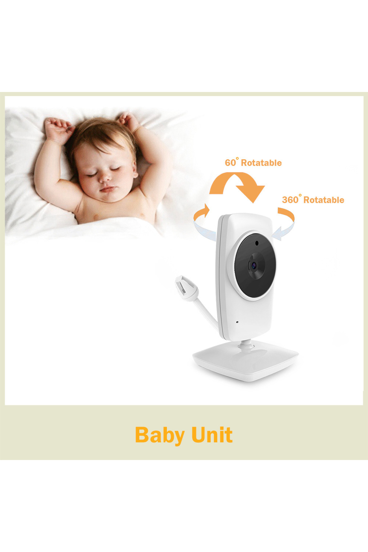 IDL-idealStore SuperCam Baby Video and Audio Monitoring System, 3.2 inch Screen, Two-way Communication 5