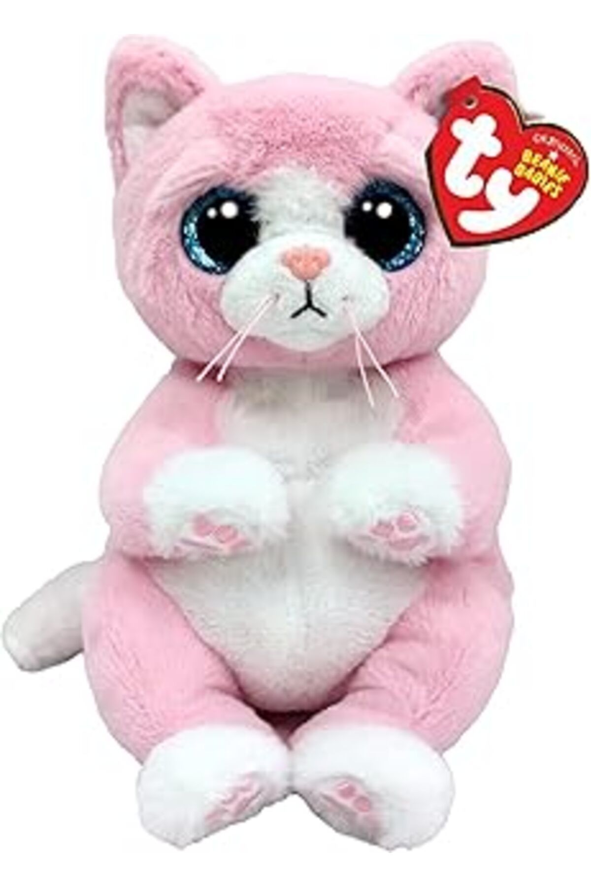 Mu Art Ahşap Ty Lillibelle Kedi Beanie Bellie Regular 6 Inç | Beanie Baby Yumuşak Peluş Oyuncak | Koleksiyon Par