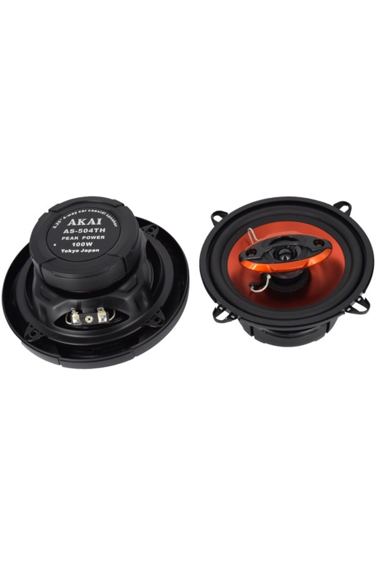 IDL-Set boxe audio AKAI 5 idealSTORE" AS-504TH, Dimensiune 13cm,Putere 100W, diamentru bobina 25mm, Twee 2