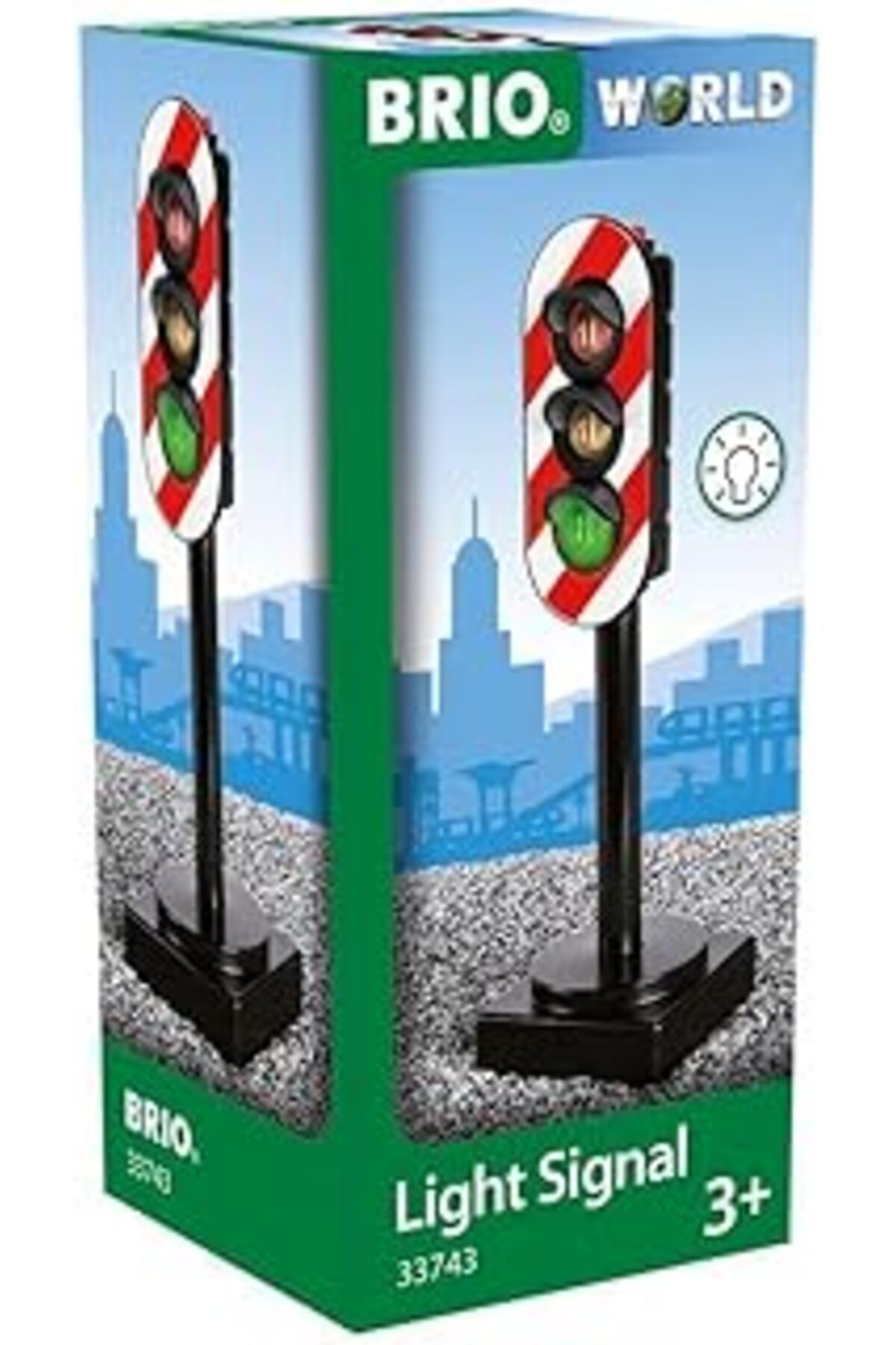 Mu Art Ahşap Brio Trafik Lambası - 33743