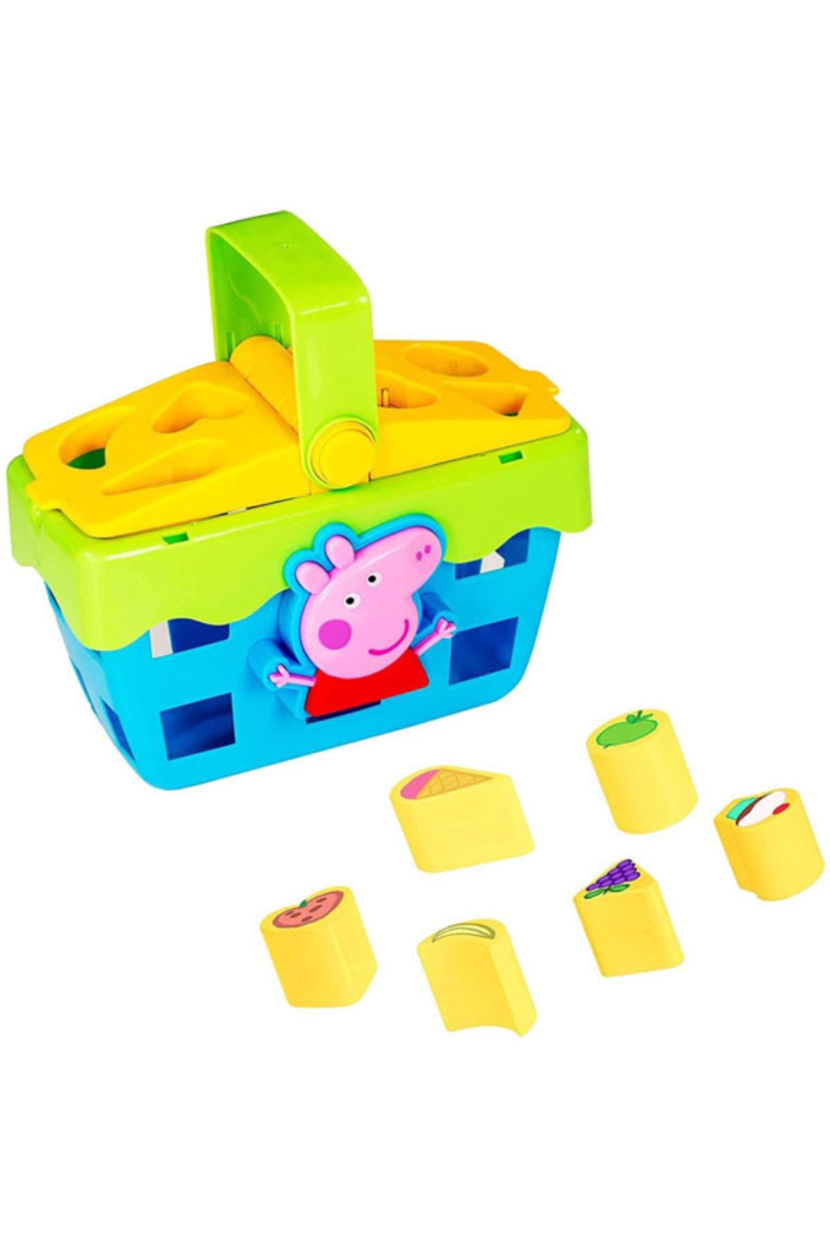 HTI-Peppa Pig picnic basket with shape sorter 3