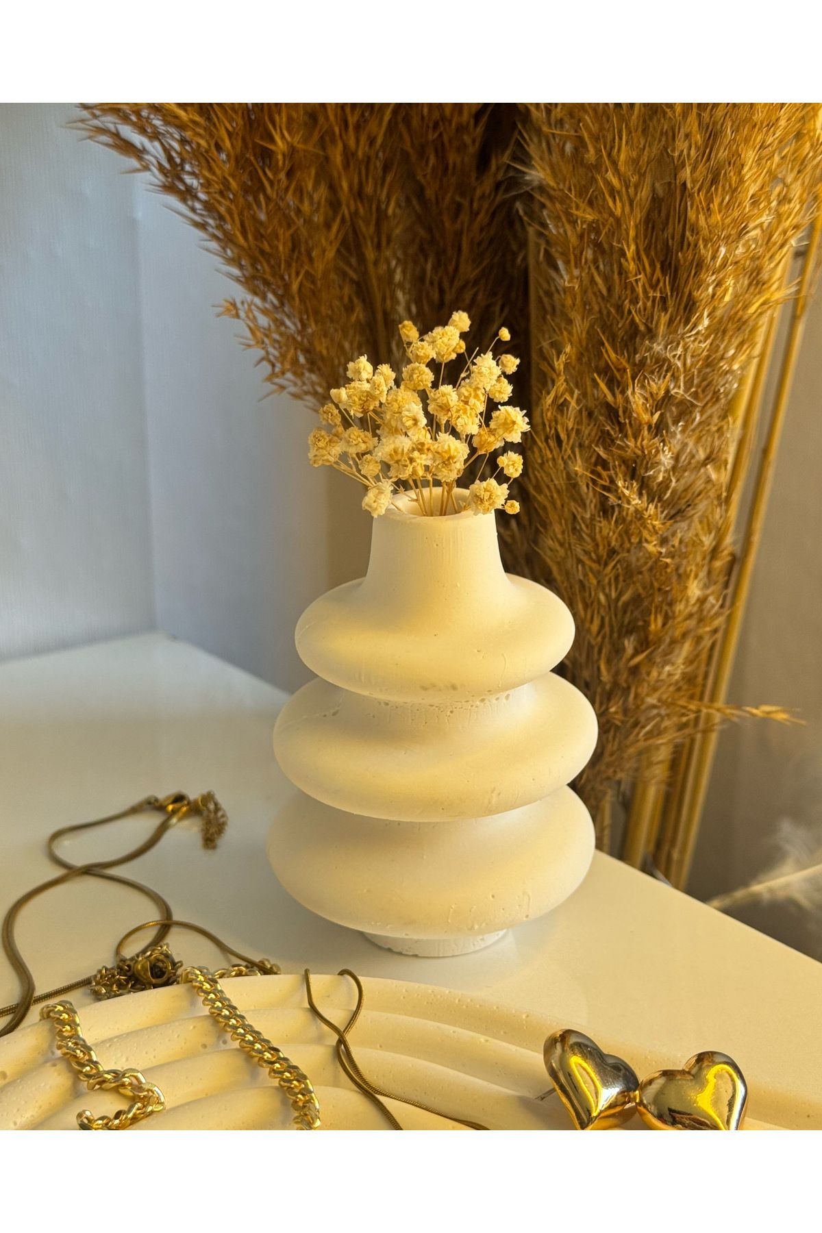 yeyu candles boho beton mini vazo