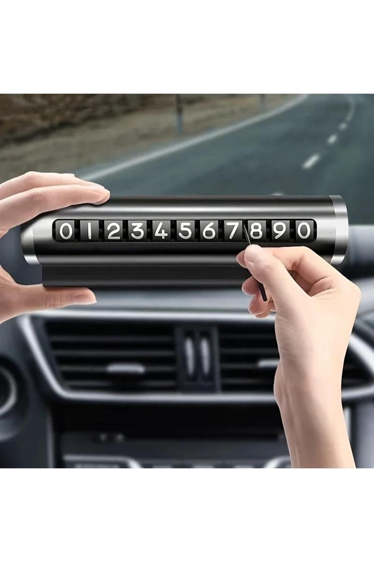 jetfast-Vehicle Parking Telephone Number Counter Adjustable Torpedo Top Cylinder Number Counter 5