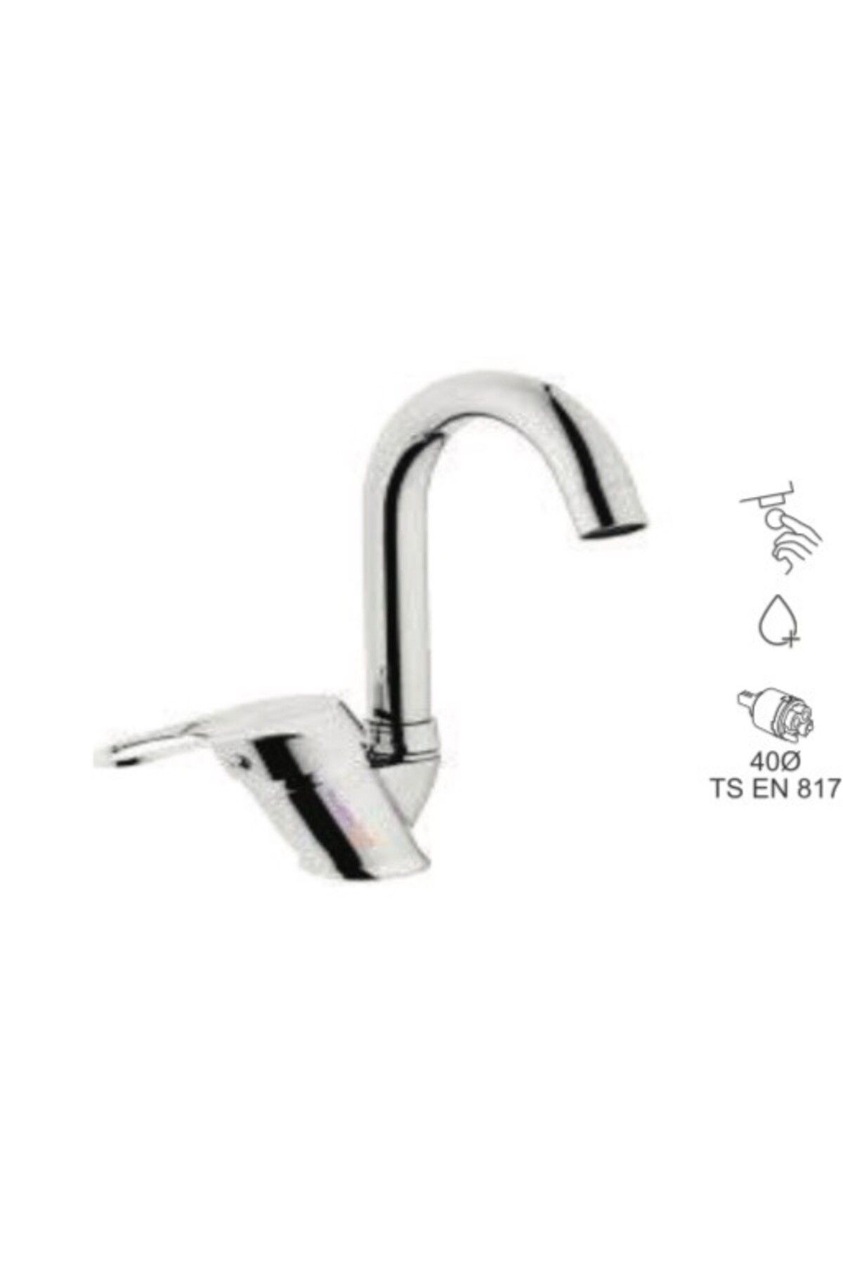 Bauworld vısta mıx baston borulu kuğu lavabo bataryası