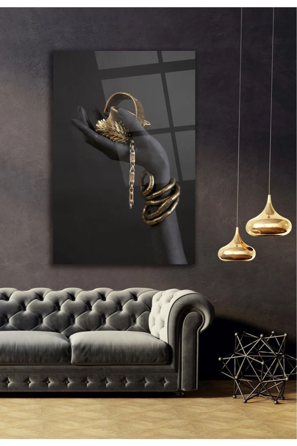 CANVASUM “The Golden Grasp” Altın Kavrayış Tasarım CAM TABLO