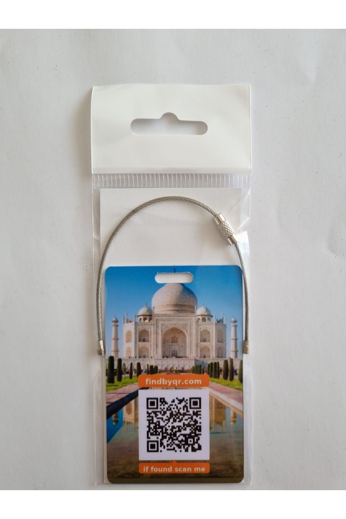 DEMSOFT Bavul Etiketi Qr Kodlu Tacmahal