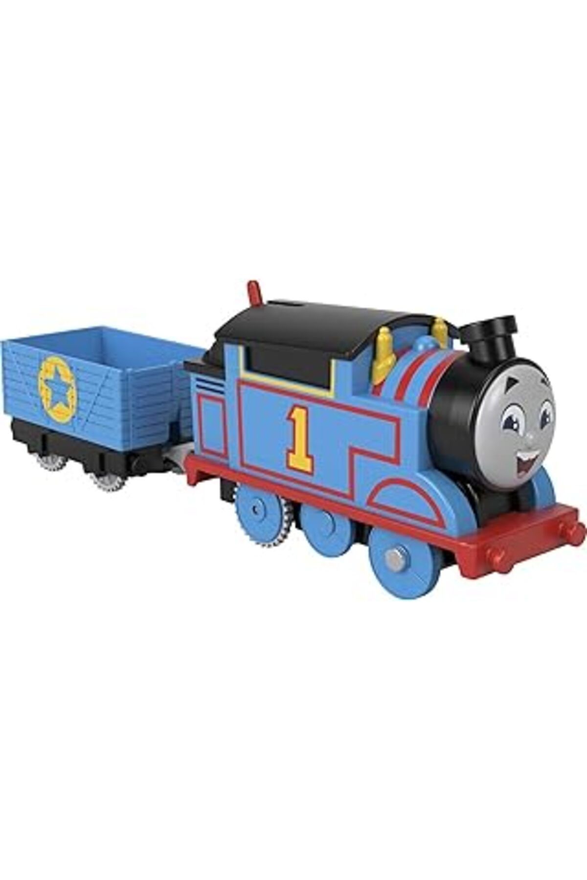 Mu Art Ahşap Thomas & Friends Thomas & Arkadaşları, Okul Öncesi Çocuklar Motorlu Thomas Oyuncak Tren Motoru 3+