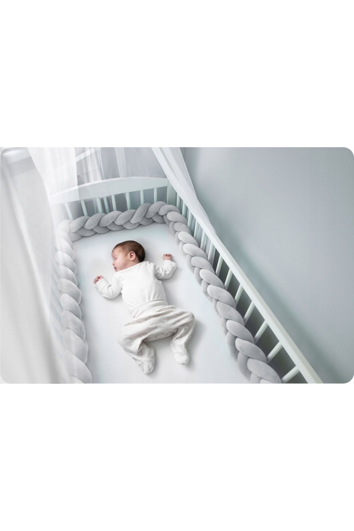 ideal STORE-Rico idealSTORE Bumper Side Protection for Crib, Length 3 m, Soft material, Pleasant to the touch 2