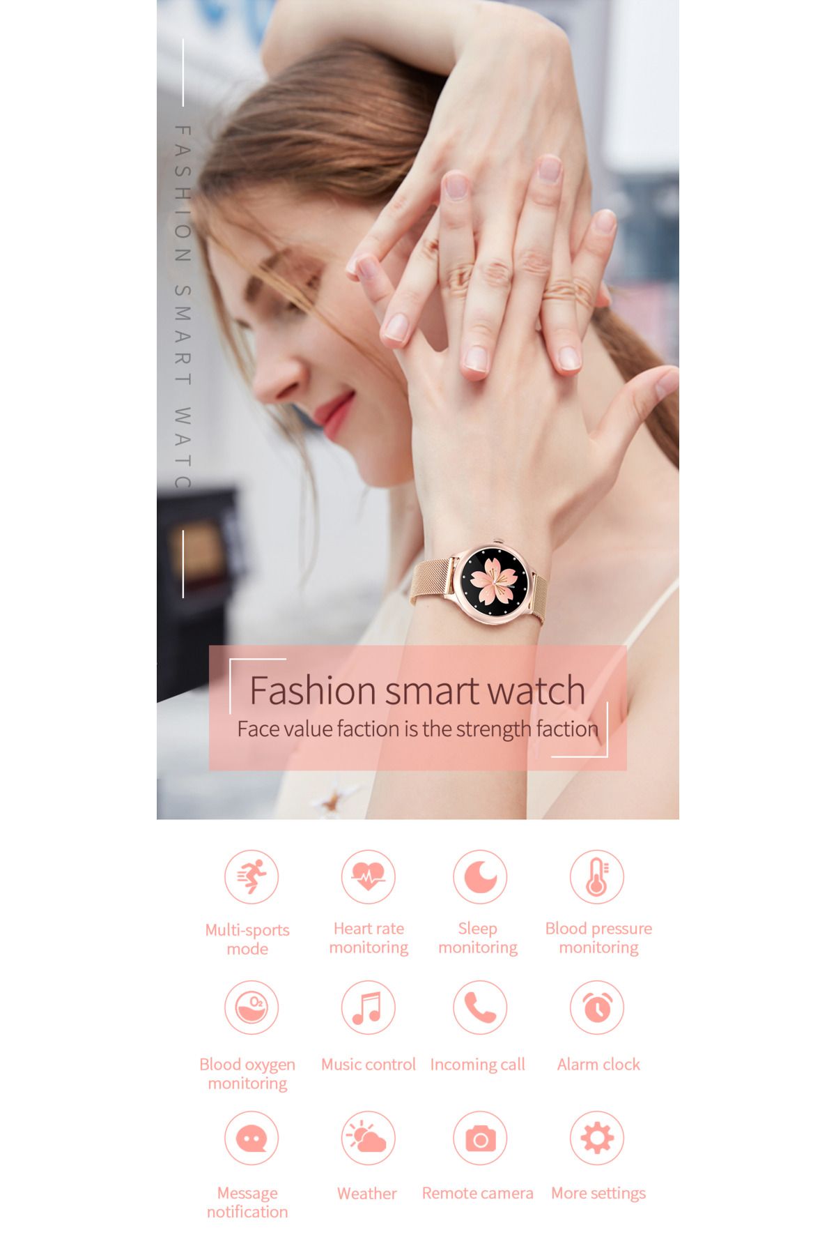 ideal STORE-Smartwatch idealStore PowStell, Design Slim, Moduri MultiSport, Monitorizare Sanatate, Memento Perso 7