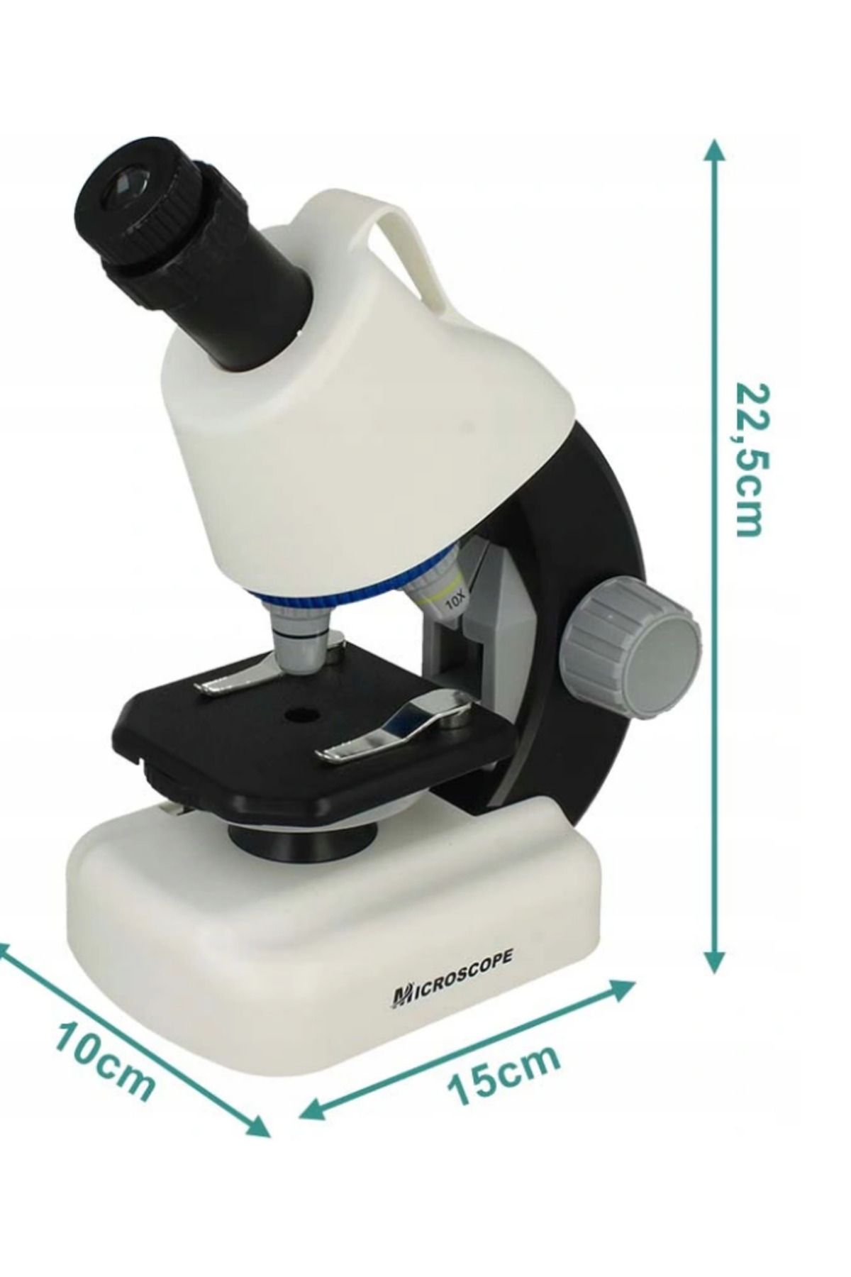 ideal STORE-Multifunctional Scientific Microscope I"Micro idealSTORE, Dimensions 22 x 10 x 16 cm, Adjustable LED Lamp 5
