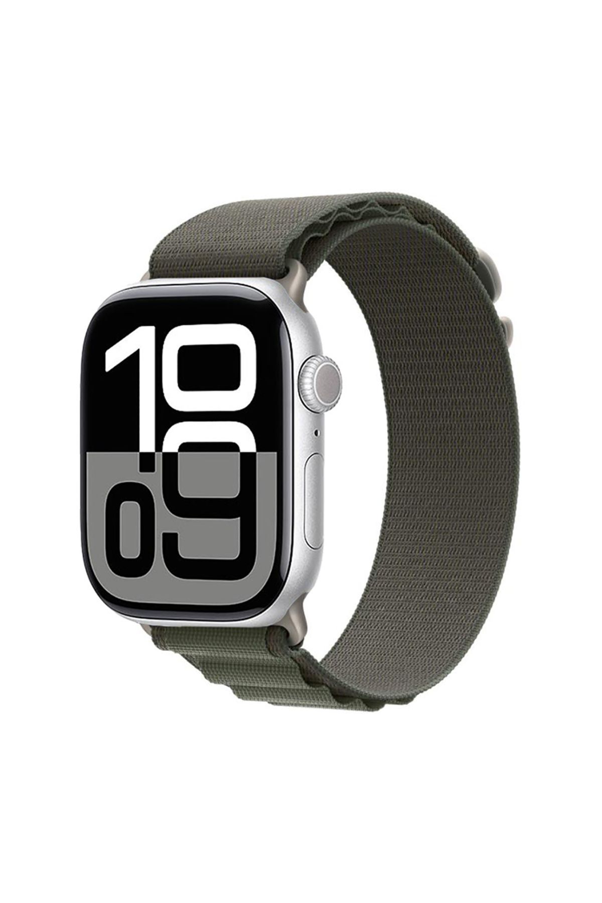 Megafox Teknoloji Apple Watch 10 42mm Uyumlu Zore KRD-74 Hasır Kordon