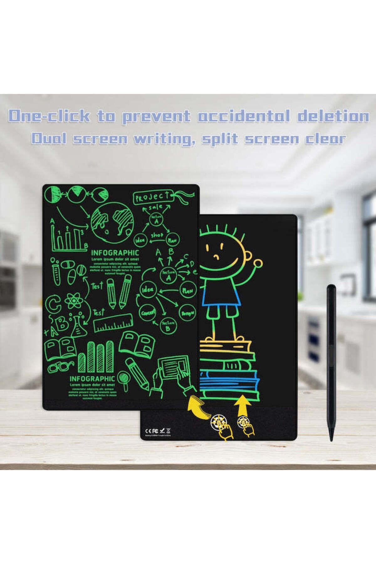 Techone-095B dual color writing and drawing tablet 2