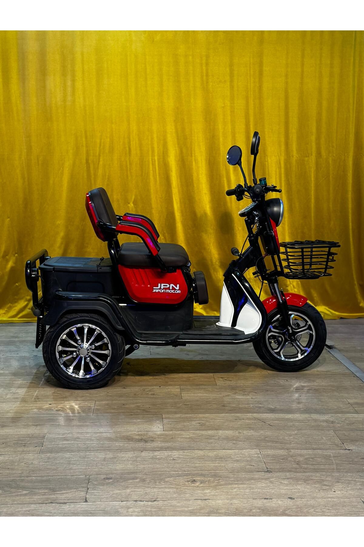 jpn MOTOR - JP 6000 3 TEKERLİ ELEKTRİKLİ TRİCYCLE - LİTYUM AKÜ