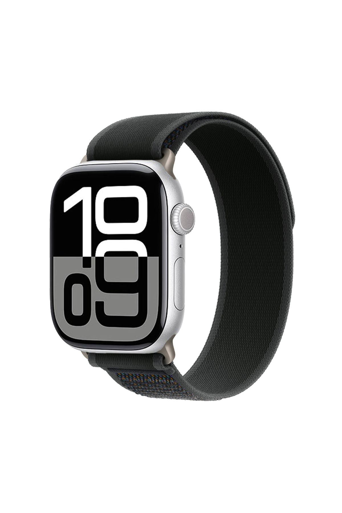 Megafox Teknoloji Apple Watch 10 46mm Uyumlu Zore KRD-77 Hasır Kordon