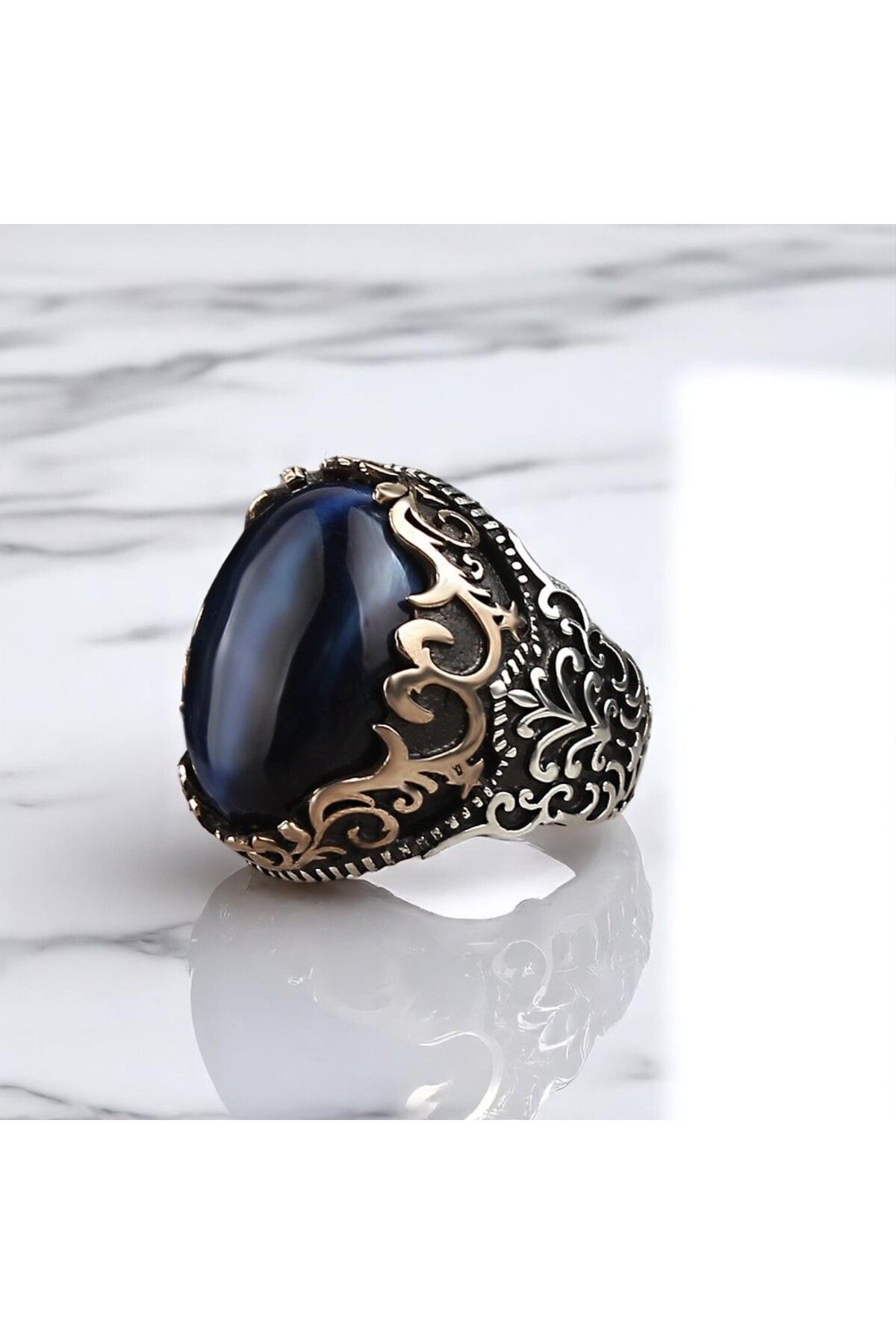 Asteria Jewelry Kaplangözü Taşlı Gümüş Yüzük