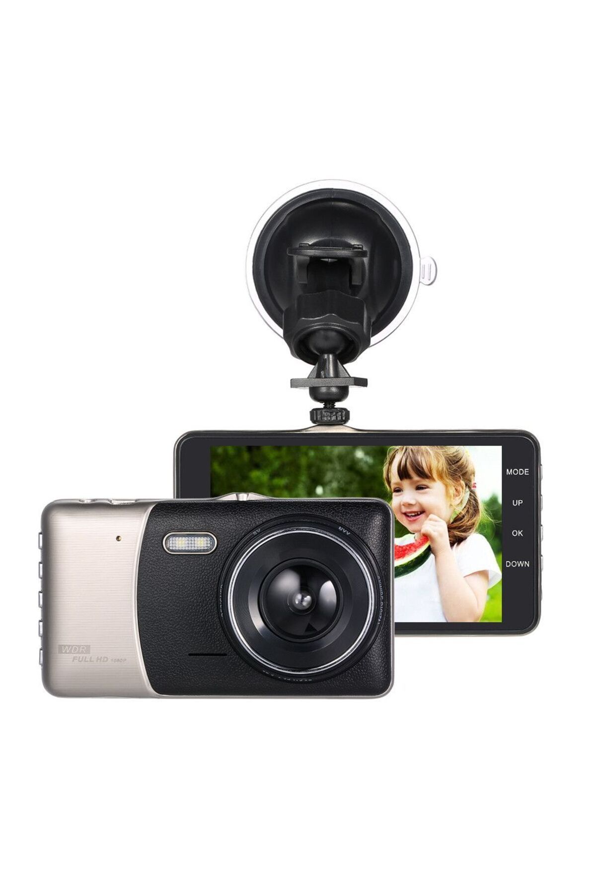 ideal STORE-Set of 2 IdealSTORE DVR car cameras, 3.5 inch Romanian menu, Front and rear view recording, AC function 1