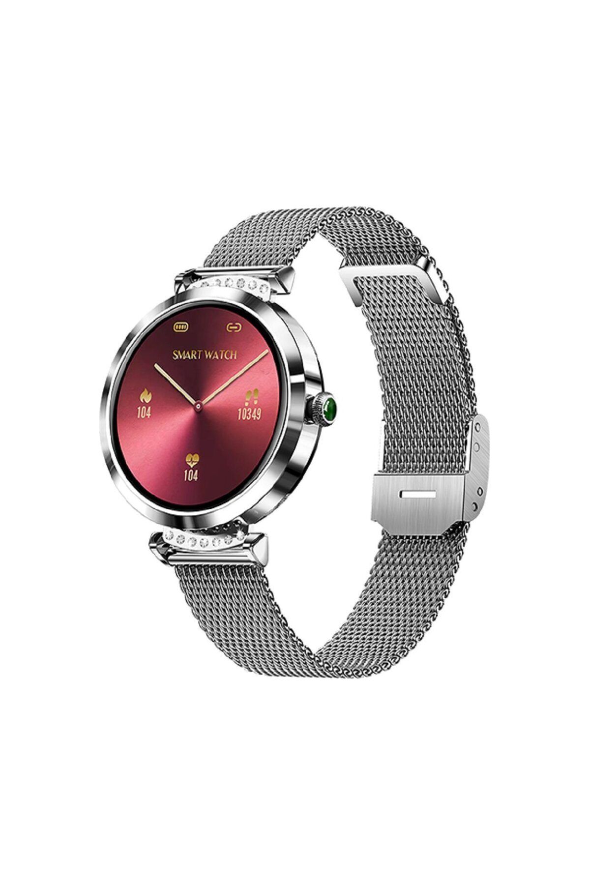 ideal STORE-Ceas SmartWatch Lady's Diamond idealStore, Dimensiune Ecran 1.9", Rezistent la Apa, Bluetooth, Monit 3