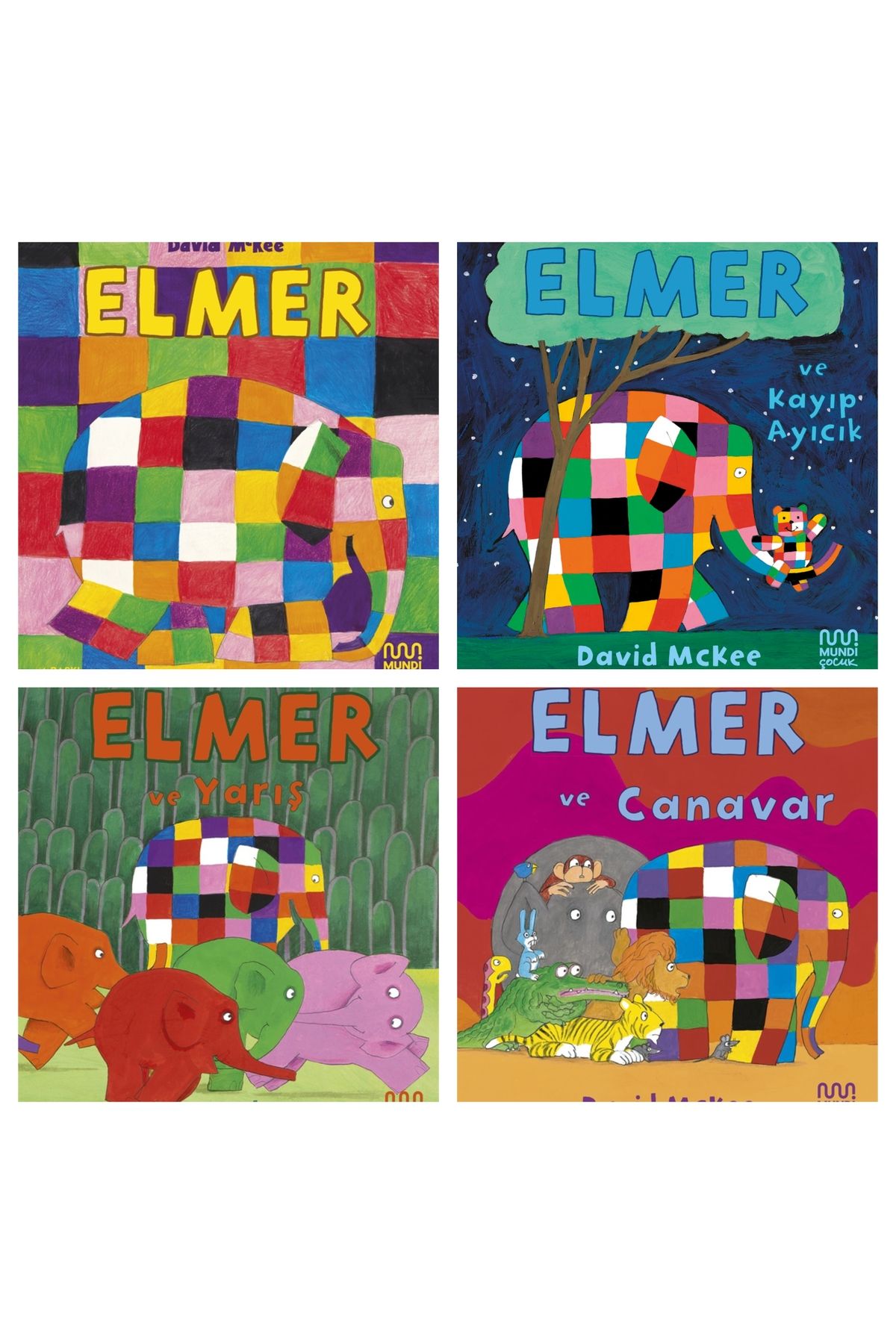 MUNDİ ELMER SERİSİ 4 KİTAP SETi
