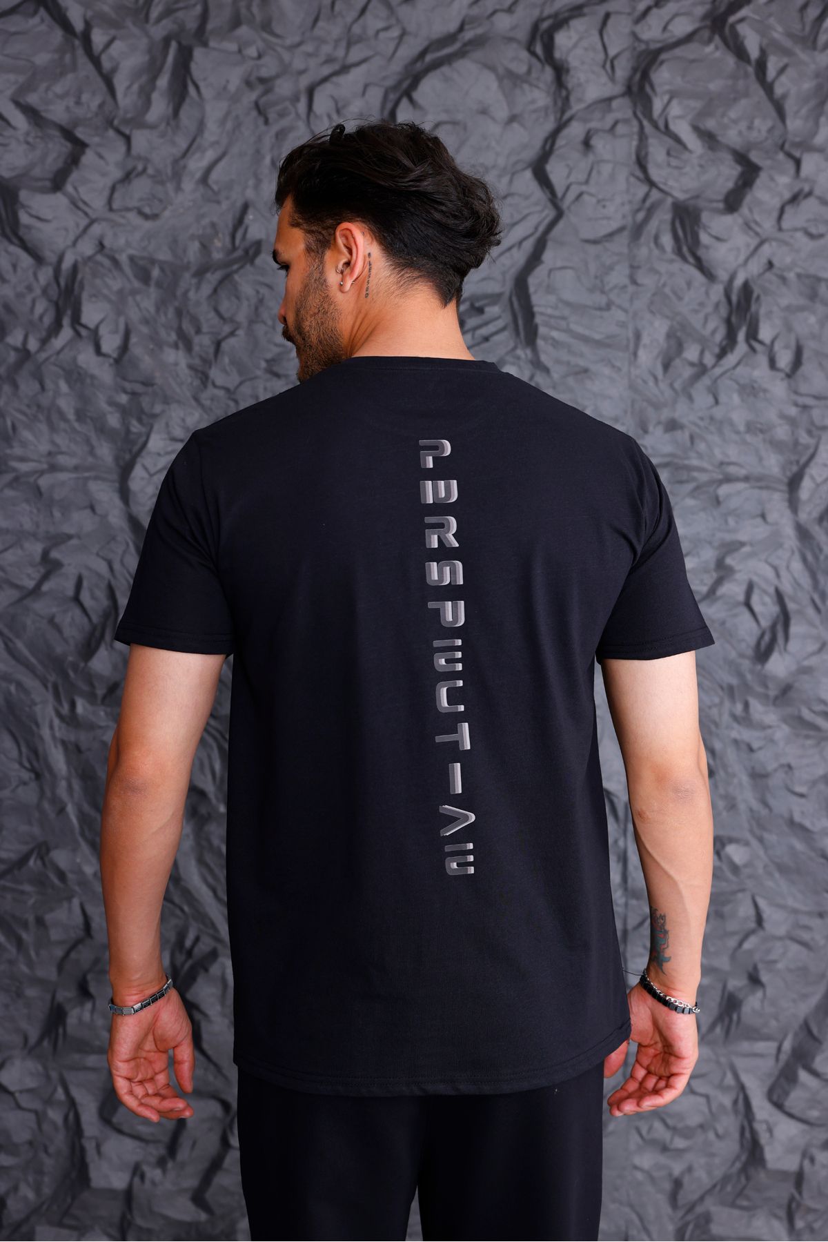 Butik VESTIS CL. 'Perspectıve' Baskılı Basic T-shirt