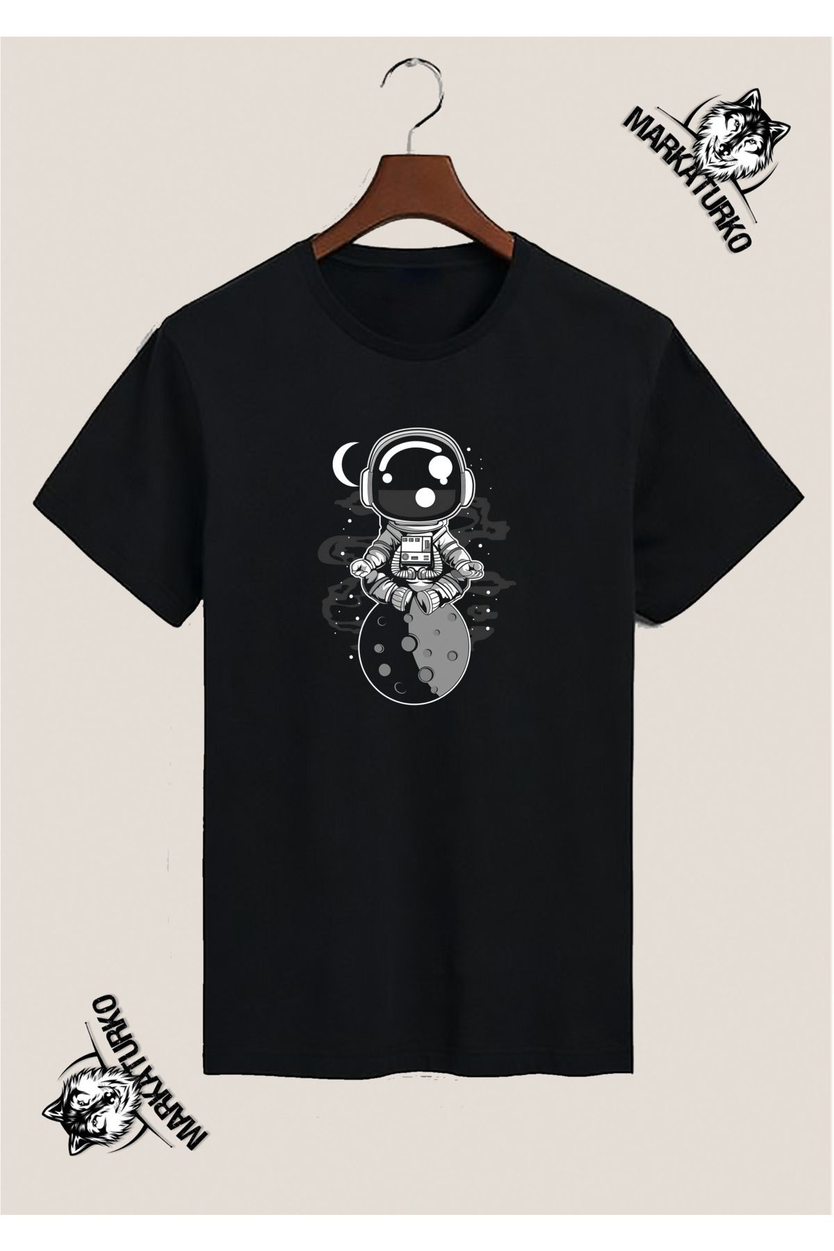 MarkaTurko ASTRONOT ÖZEL TASARIM BASKILI TSHİRT 3540-40